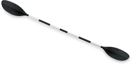 Intex Kajakpeddel 218 Cm Aluminium Zwart/zilver
