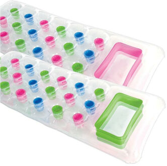 Intex Luchtbed - opblaasbaar - 188 x 71 cm - incl reparatiesetje - zomers speelgoed