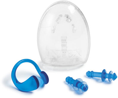 Intex oordopjes met neusclip SET blauw