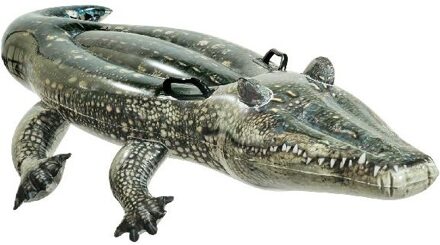 Intex Opblaas krokodil Intex 170 cm groen fotoprint - opblaasspeelgoed
