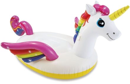 Intex Opblaasbaar Figuur Eenhoorn Eiland - 287 X 193 Cm Multikleur