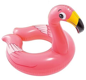 Intex Opblaasbare flamingo zwemband 62 cm - Zwembenodigdheden - Zwemringen - Dieren thema - Flamingo zwembanden voor kinderen Roze