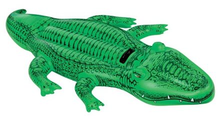 Intex opblaasbare krokodil - 168 cm -groen - ride-on speelgoed - zwembad