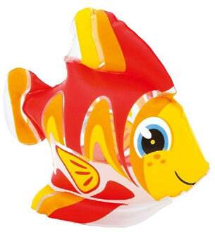 Intex opblaasbare vis - kunststof - rood/geel/oranje - 24 x 24 cm