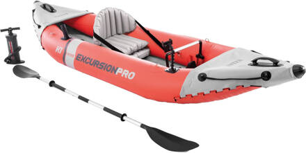 Intex opblaaskajak Excursion Pro K1 305 cm vinyl rood 3-delig