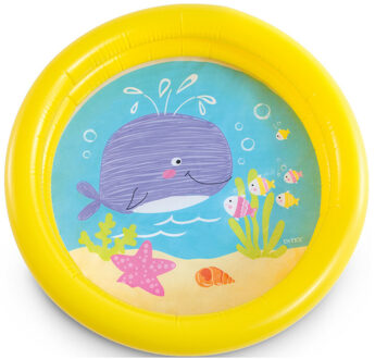 Intex peuter/kinder opblaas zwembad - geel - 61 cm
