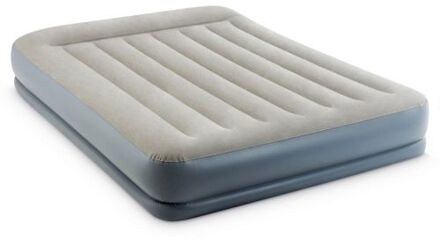 Intex Pillow Rest Mid-Rise luchtbed - tweepersoons Grijs