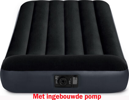 Intex Pillowrest Classic Luchtbed Twin Zwart