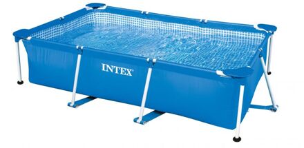 Intex RectangularFrame Zwembad 260x160 cm Blauw