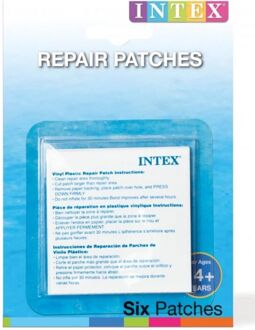 Intex Reparatie Pleisters - 6 stuks - 7x7 cm - Voor opblaasartikelen