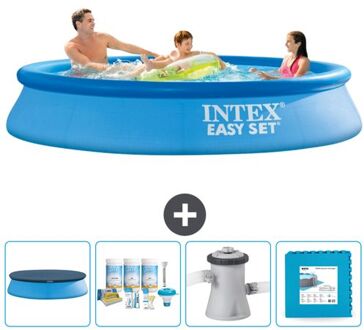 Intex Rond Opblaasbaar Easy Set Zwembad - 305 X 61 Cm - Blauw - Inclusief Accessoire Cb2