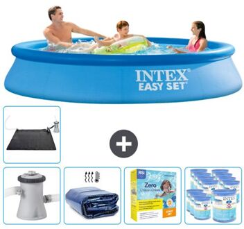 Intex Rond Opblaasbaar Easy Set Zwembad - 305 X 61 Cm - Blauw - Inclusief Accessoires Cb25