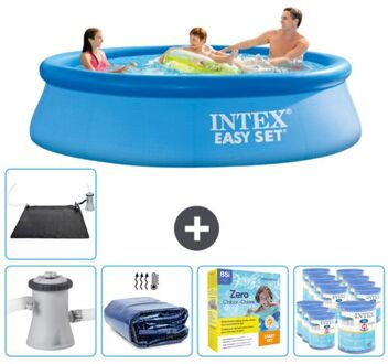 Intex Rond Opblaasbaar Easy Set Zwembad - 305 X 76 Cm - Blauw - Inclusief Accessoires Cb25