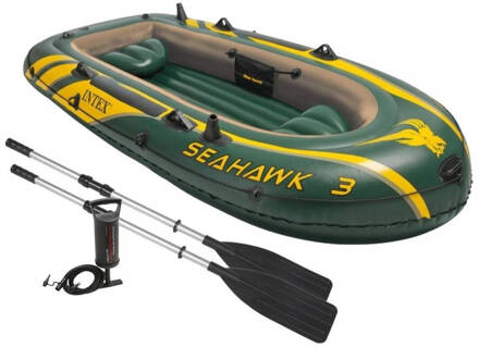 Intex Seahawk 3-persoons opblaasboot Groen