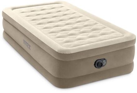 Intex Ultra Plush luchtbed eenpersoons Beige