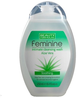 Intieme Verzorging Beauty Formulas Feminine Intimate Aloe Vera Wash 250 ml