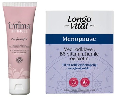 Intieme Verzorging Intima Intimgel + Menopause 50 ml + 60 st