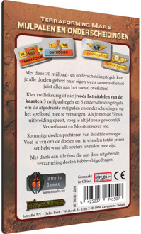 Intrafin Games Terraforming Mars - Mijlpalen en Onderscheidingen (NL)