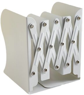 Intrekbare Boek Ondersteuning Stand Telescopische Metalen Boekensteun Plank Boekenrek Organizer 01 B