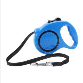 Intrekbare Hondenriem Automatische Flexibele Hond Puppy Kat Trekkabel Riem/5M Hondenlijn Voor Kleine Middelgrote Honden huisdier Producten blauw 3m