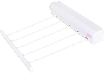 Intrekbare Indoor Kleerhanger Touw Wandmontage Hanger Drogen Handdoekenrek Flexibele Waslijn Badkamer Wasdroger 5 lines