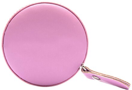 Intrekbare Kleurrijke Draagbare Heerser Centimeter Inch Plastic Vierkante Mini Zachte Heerser Kleine Heerser Voor Meten Metingen roze