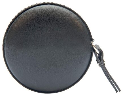 Intrekbare Kleurrijke Draagbare Heerser Centimeter Inch Plastic Vierkante Mini Zachte Heerser Kleine Heerser Voor Meten Metingen zwart