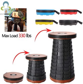 Intrekbare Kruk Vouwen Chiar Outdoor Draagbare Kruk Klapstoel Camping Kruk Handig Vissen Stoel Opvouwbare Yjn willekeurig kleur