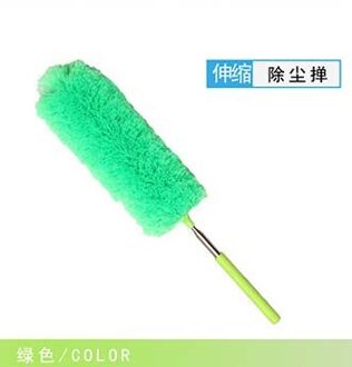 Intrekbare Microfiber Stof Borstel Verlengen Stretch Elektrostatische Thuis Stofdoek Airconditioning Auto Meubels Huishoudelijke Borstel groen