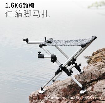 Intrekbare Voet Vouwen Kruk Draagbare Vouwen Vissen Stoel Vissen Kruk Vistuig Vistuig Klapstoel