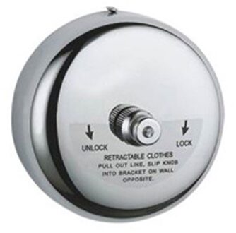 Intrekbare Wandmontage Ronde Accessoires Hotel Wasserij Rvs Indoor Outdoor Duurzaam Badkamer Drogen Kleerhanger