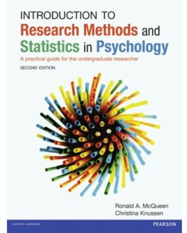 Introduction To Research Methods And Statistics In Psychology - Ron McQueen