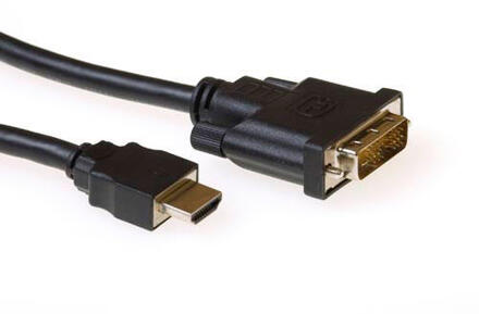 Intronics - HDMI naar DVI-D kabel - 2 m - Zwart
