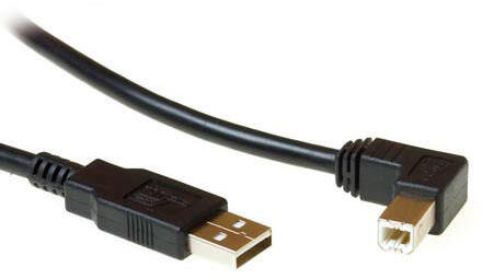 Intronics USB 2.0 printer kabel - 1.80 meter / haaks