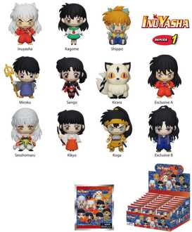 Inuyasha PVC Bag Clips Series 1 Display (24)