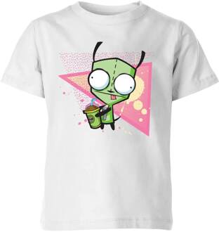 Invader Zim Gir Kids' T-Shirt - Wit - 110/116 (5-6 jaar) - Wit - S