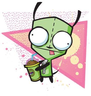 Invader Zim Gir Men's T-Shirt - Wit - S