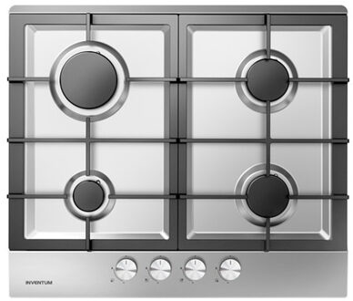 Inventum IKG6023G Gas kookplaat Zwart