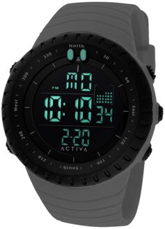 Invicta Activa X Invicta Digital ACW1237-004 Heren Horloge - Quartz Uurwerk - Plastic met zwarte Wijzerplaat - 53mm Wit