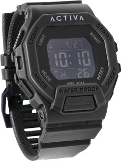 Invicta Activa X Invicta Digital ACW513-003 Heren Horloge - Quartz Uurwerk - Plastic met zwarte Wijzerplaat - 50mm - maat
