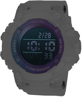 Invicta Activa x Invicta Digital ACW8046-001 Heren Horloge - Quartz Uurwerk - Plastic met zwarte Wijzerplaat - 50mm Wit