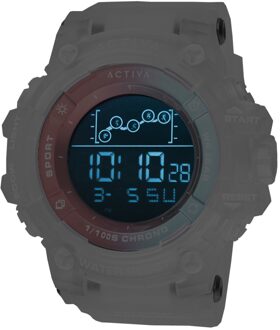 Invicta Activa x Invicta Digital ACW8082-001 Heren Horloge - Quartz Uurwerk - Plastic met zwarte Wijzerplaat - 50mm Wit