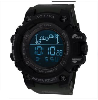 Invicta Activa X Invicta Digital ACW8082-006 Heren Horloge - Quartz Uurwerk - Plastic met zwarte Wijzerplaat - 50mm