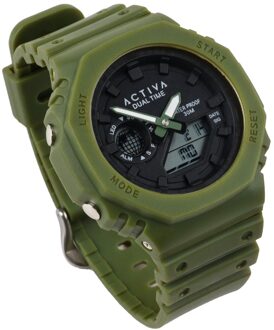 Invicta Activa X Invicta DIGITAL ESSENTIALS ACW423-010 Heren Horloge - Quartz Uurwerk - Plastic met zwarte Wijzerplaat - 45mm Groen