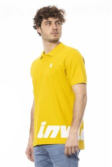 Invicta Geel Katoenen Heren Poloshirt Goud