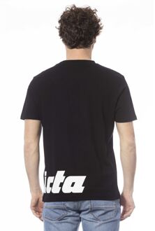Invicta Grafische T-shirt Korte Mouwen Ronde Hals - maat L Zwart