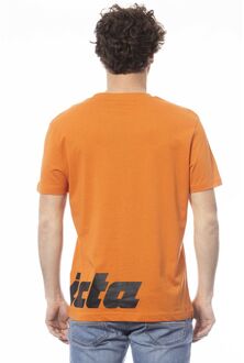 Invicta Logo Korte Mouwen T-shirt - maat Oranje