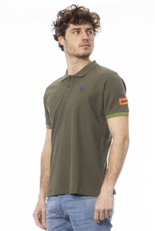 Invicta Olijfgroene Poloshirt Donkergroen - L