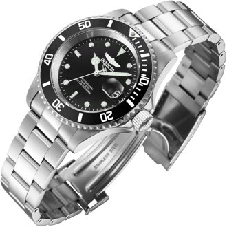Invicta Pro Diver 26970 Heren Quartz Horloge - 40mm Zilver - One Size