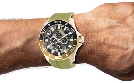 Invicta Pro Diver 46036 Quartz Herenhorloge - 50mm Goud - One Size